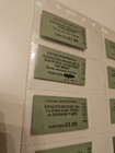 15 1980s Vintage London Underground Train Tickets Various Stations 