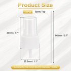 12 Pcs White Spray Top  24 410 Fine Mist Sprayer Reusable Stripe Plastic Top