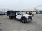 2016 Ford F-550 4wd Flatbed Stakebed Pickup Truck Lift Gate Diesel A t Bidadoo