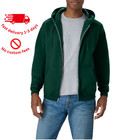 Men s Zip Up Hoodie Jacket Full Zipper Hooded Sweatshirt Warm