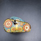 Vintage Louis Marx 1950   s Turnover Tank No  5 Tin Litho Wind-up Toy 
