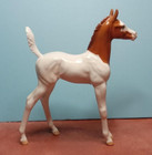 Peter Stone Model Horse Arabian Foal Dah Glossy Chestnut Splash Nr Free Shipping