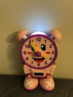 The Learning Journey Telly The Teaching Time Clock Pink Educational Works
