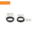 2pcs Rubber Grommets 2-9 16  Drill Hole  2-1 8  Id Top Hat Hole Plug Grommet