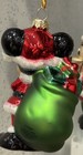 Disney Parks 2025 Santa Mickey Mouse Ornament Blown Glass Christmas Holidays