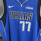 Nike Nba Dallas Mavericks  77 Luka Doncic Jersey Size M Men Blue Dri-fit