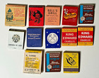 13 Vintage Front Strike Match Books Including One Feature Matchbook