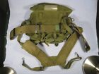 Vintage Vietnam Era  Military Small Field Pack Combat Tactical With Combat Belt