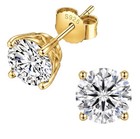 925 Moissanite Stud Earrings