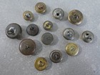 Us Army Air Force 14 Small Buttons Wwi Wwii Eagle Am Button Co R Liebmann Mfg Co