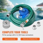 Uimoso Suction Hose Kit For Water Pump 2 In X 20 Ft Green 65 Ft Blue Hoses