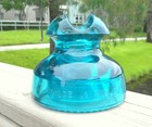 Great Dark Blue Aqua Cd 295 Hemingray Glass Insulator