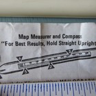 Vtg Meilograph Map Measure Compass Tool W  Case   Directions 6 25  Long Jh-211