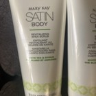 New Mary Kay Satin Body White Tea   Citrus 6 5 Oz Wash  Scrub  Lotion Set Of 3