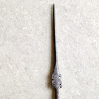 18c Antique Unique Shape Indo Persian Iron Spear Head Old Rare Collectible Sp62