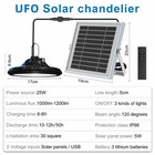 Solar Chicken Coop Light With Timer Dual Color Dimmable Waterproof Pendant Lamp
