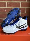 New Nike Alpha Menace Strong Blue White Black Size 9 Mens Football Cleats