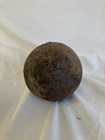 Vintage Large Cast Iron Crushing Ball  6 Lbs  8 Oz 3 75  Solid