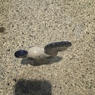 Vintage Gzhel Porcelain Horse Cobalt Blue   White Made In Ussr   Hand Painted