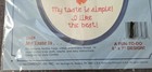 Stichables Counted Cross Stitch Kit  my Taste Is      7588