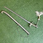 Horse Themed Sabre  Ornate Sword  With Metal Scabbard  Very Good Condition