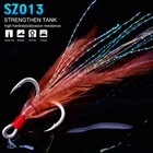 50 Pack Feather Fishing Hooks Strong Treble Hooks Size 2 4 6 8 10 1 0 2 0 3 0