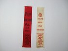 2x Vintage Antique 1898 Ribbons  12th Annual State Convention Peoria Illinois