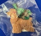 Poodle Dog W  Red Bow Christmas Holiday Ornament-dandy Dogs-kurt Adler-new