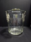 Arthur Court Grape   Leaf Ice Bucket Glass   Aluminum Barware Wine Cooler