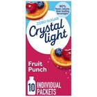 Crystal Light Fruit Punch Artificially Flavored Powdered Drink Mix  10 Ct  On