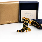 Estee Lauder White Linen Boot Solid Perfume Compact Crystal Enamel Nib Mint