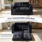 3-in-1 Convertible Pull Out Sofa Bed  Loveseat Sleeper Sofa Bed  Futon Sofa Bed