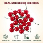 Artificial Cherries Red Fake Fruit Decor Cherry Model Faux Cherry Decorations