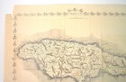 Antique 1850 s Map Of Jamaica London J  Rapkin 15 X 11