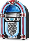 Redding Bluetooth Jukebox  Retro 50 s Design With Color-changing Led   Radio