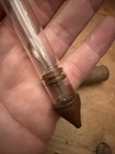 Antique Victorian Medical Doctor s Glass Syringe   5    With Wooden Case Rare