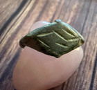 Ancient Ring Bronze Poss  Late Roman byzantine medieval Diameter 19mm 1 8gr