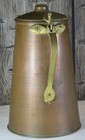 Handcrafted Copper Brass Pitcher Jug  Pot Kettle 10  Made In Turkey Colonial