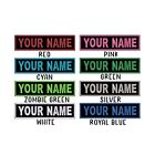 Custom Embroidered Name Tag Sew On Patch Motorcycle Biker Uniform Costume Vests