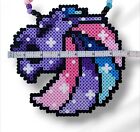 Seven Lions Galaxy Colors Perler Bead Edm Rave Kandi Necklace