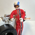 Vintage Ideal 1974 Evel Knievel Formula 1 Dragster And Figure