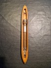 Wood Weaving Boat Shuttle W  Bobbin Spindle  17 In Long