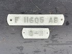 Vintage Industrial Wood Foundry Mold Block Pattern Display Reclaimed Numbered