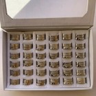 Wholesale 72pc Stainless Steel Real Love Heart Couples Promise Ring Wedding Band