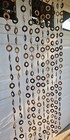 Vintage Mid Century Modern- Boho  Doorway Dividor curtain  Coconut Shells 74  31