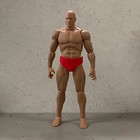 Su-uw-sup  1 12 Fabric Red Superman Trunks For 6  Muscular Action Figure Body