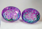 Aaa  Natural Pair Of 80  Ct Oval Cut Monarch Fire Opal Doublet Loose Gemstone