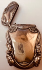 Art Nouveau Little  Used Sterling Silver  Vesta Case Match Safe Gorgeous