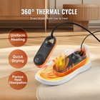 Uimoso Portable Shoe Dryer Boot Dryer With Quick   Even Drying Black   Orange