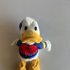 Vintage The Disney Store Mini Bean Bag Donald Duck Plush Beanie